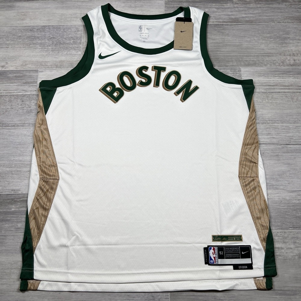 Nike DRI-FIT City‎ Edition Swingman Blank Men's Jersey 52 XL Boston Celtics NBA